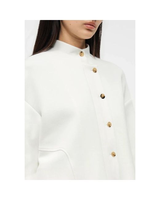 Max Mara White Light Jackets