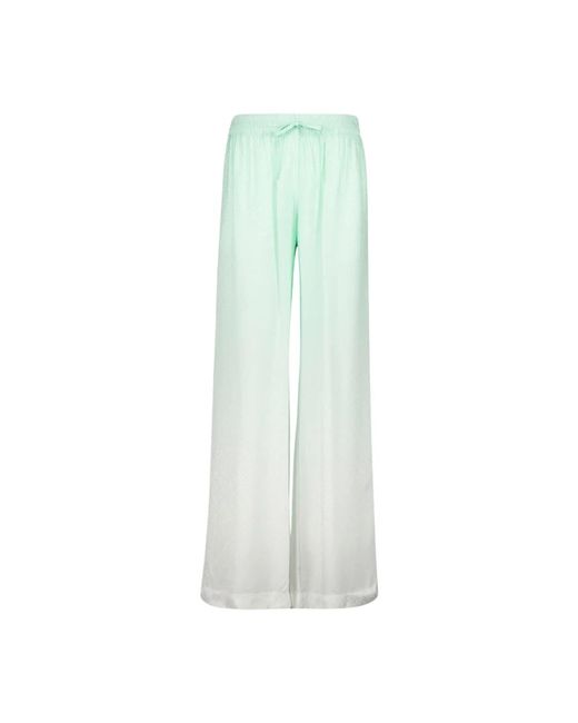 Casablanca Green Wide Trousers