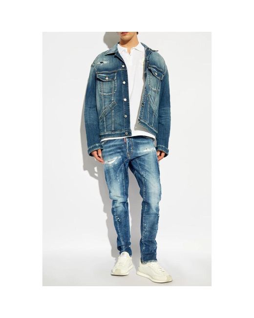 Denim Jackets di DSquared² in Blue da Uomo