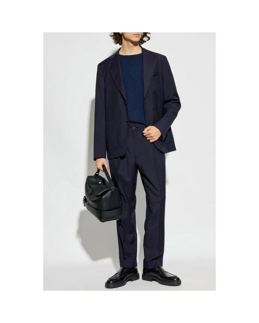 Officine Generale Blue Suit Trousers for men