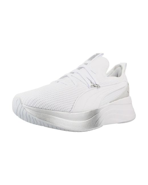 PUMA White Softride Sabrina