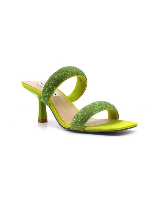 Steve Madden Green Heeled Mules