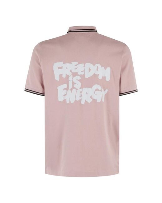 Comme des Garçons Pink Polo Shirts for men