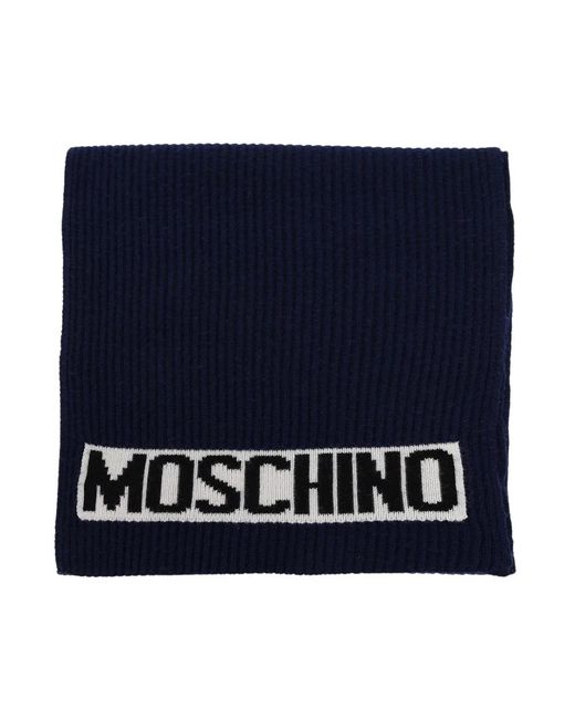 Winter Scarves di Moschino in Blue da Uomo