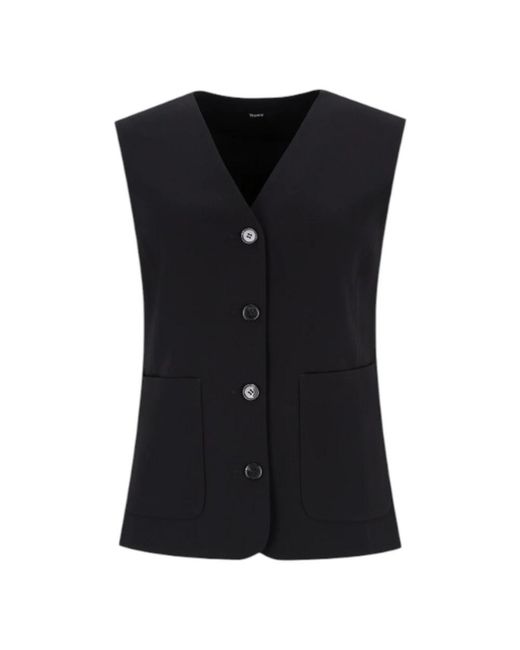 Theory Black Vests
