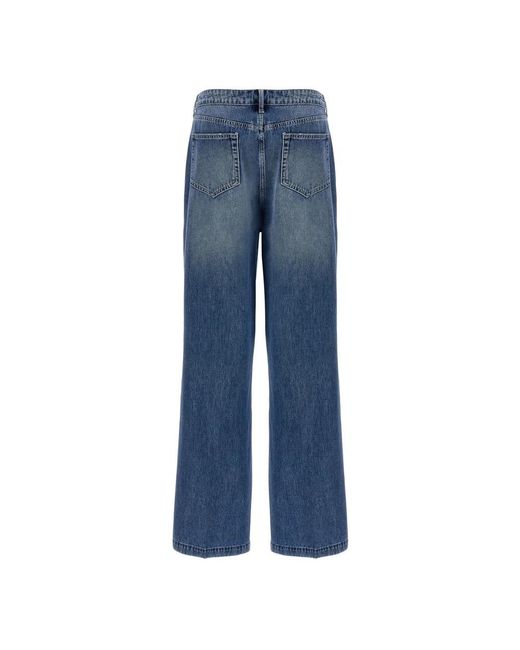 L'Agence Blue Wide Jeans
