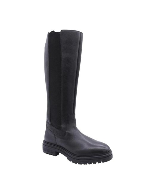 Maruti Black High Boots