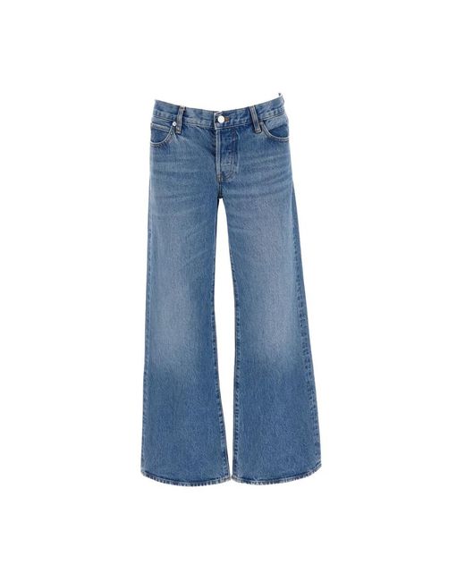 FRAME Jeans ,Blauw ,Katoen The Pixie in het Blue