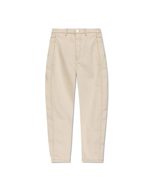 Straight Jeans di AMI in Natural da Uomo