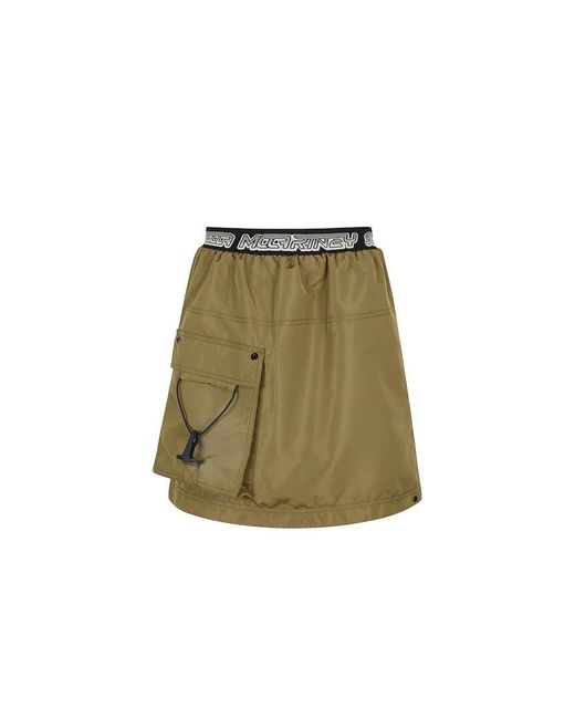 Stella McCartney Bicolor Polyester Mini Rok in het Green