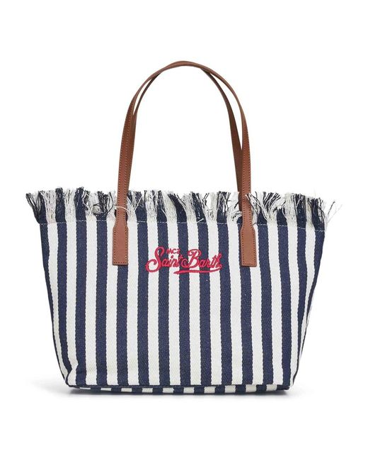 Mc2 Saint Barth Blue Shopping Bags