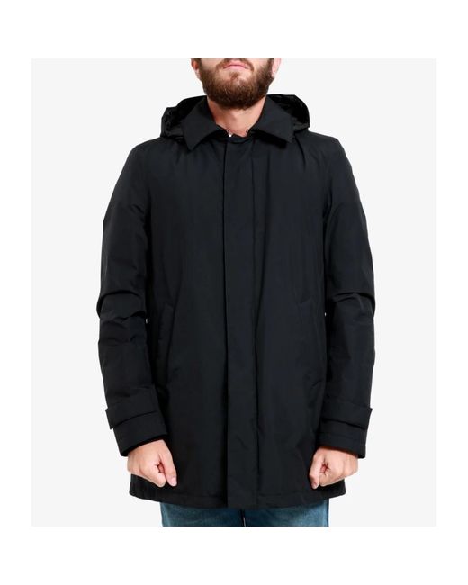 Herno Blue Parkas for men