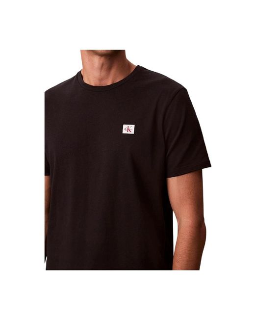 T-Shirts Calvin Klein de hombre de color Black