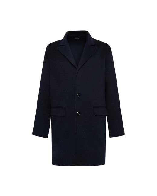 Kiton Jassen ,Blauw ,Kasjmier Luxe Kasjmier Double Cloth Jas in het Blue voor heren