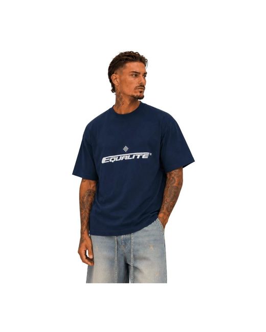 Equalite Arena Boxy Tee in Blue für Herren