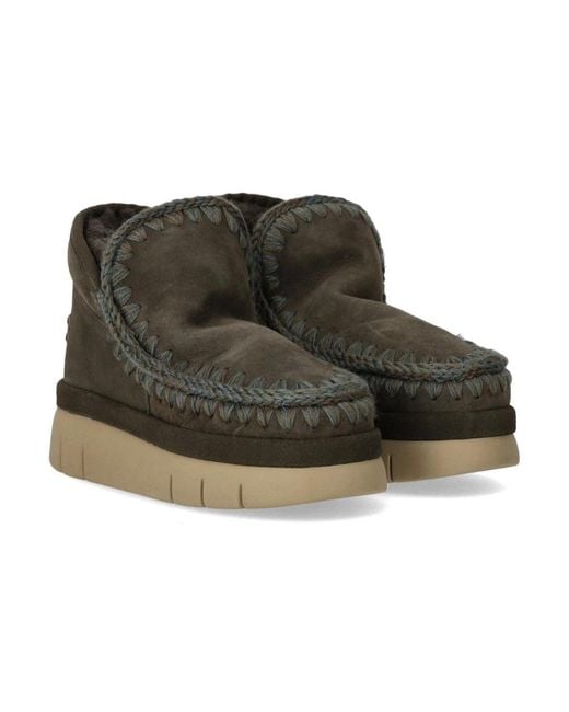 Mou Green Winter Boots