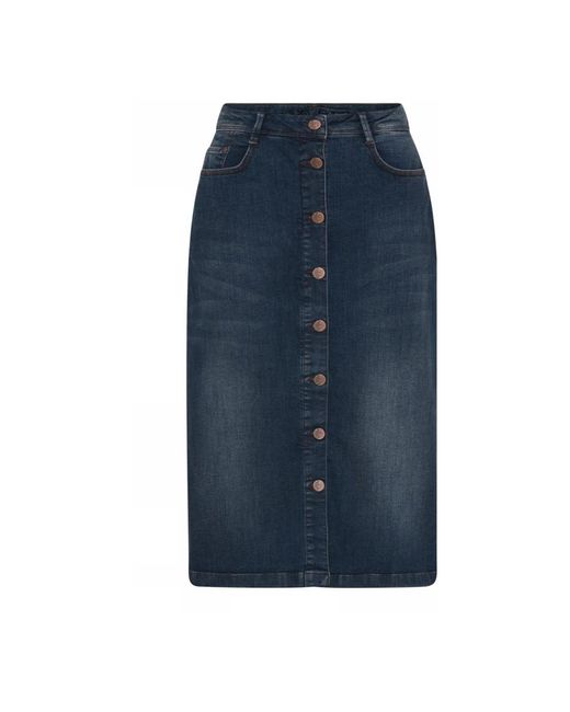 Cro Blue Denim Skirts