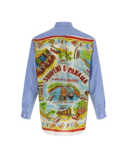 Comme des Garçons Blue Casual Shirts for men