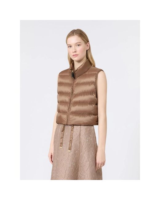Vests Max Mara de color Brown