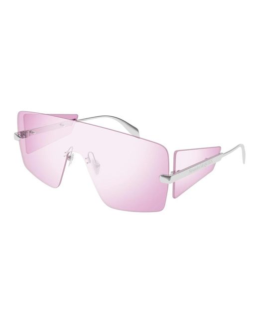 Cool oversize gafas de sol am 0460s 004 Alexander McQueen de color Pink