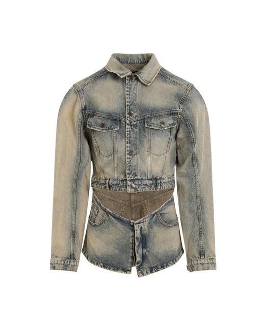 Egonlab Gray Denim Jackets for men