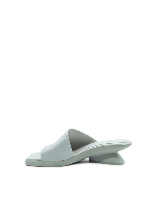 Heeled Mules di Vic Matié in White