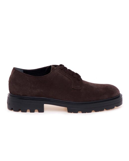Hogan Brown Laced Shoes for men