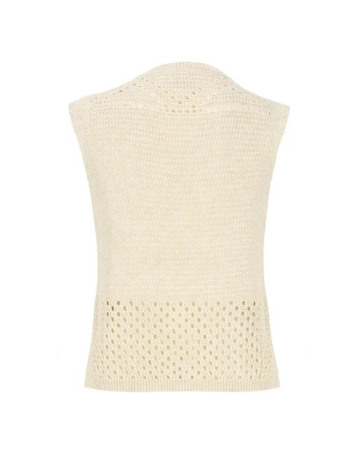Sleeveless Tops Mc2 Saint Barth de color Natural