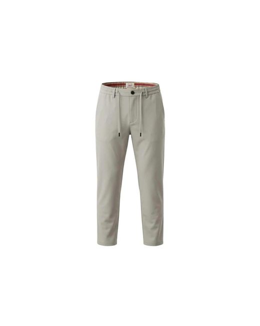 Bob Slim-Fit Broeken in het Gray voor heren