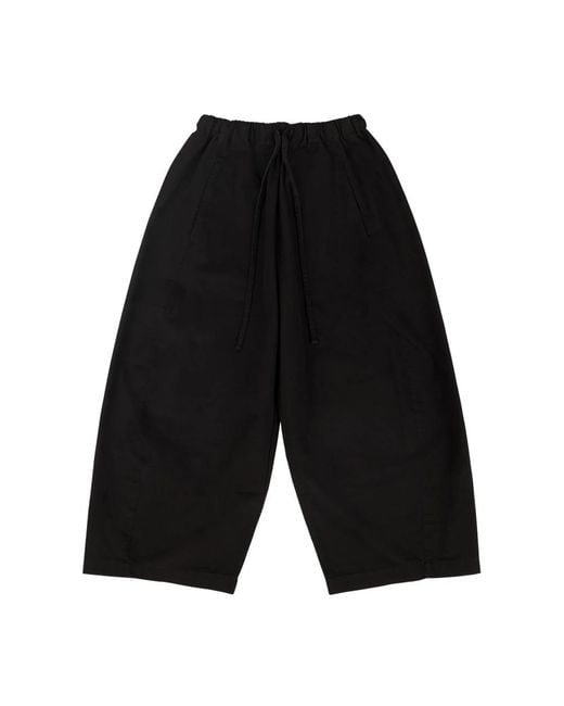 Entire studios Black Wide Trousers for men
