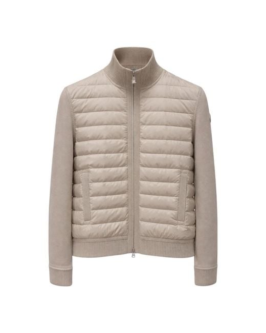 Moncler Gray Down Jackets for men