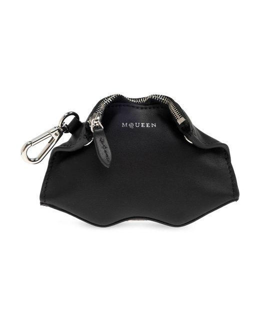McQueen Black Ledertäschchen