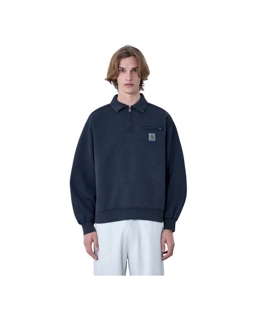 Carhartt Blue Zip-Throughs for men