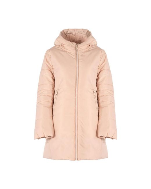 Geox Jassen ,Roze ,Polyester Hoodie Met Rits in het Pink