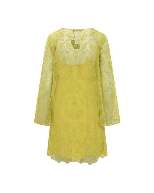 Max Mara Yellow Short Dresses