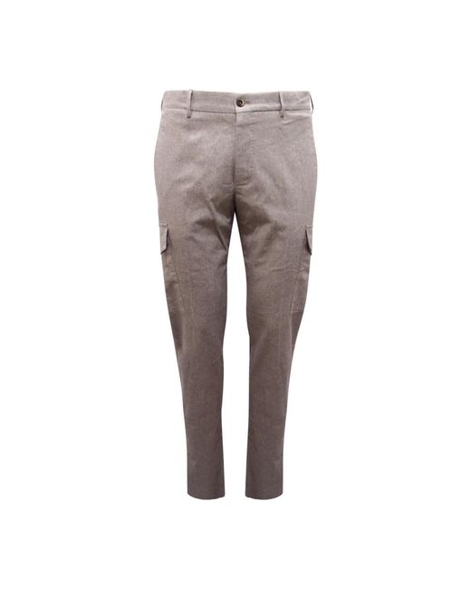 PT01 Gray Slim-Fit Trousers for men