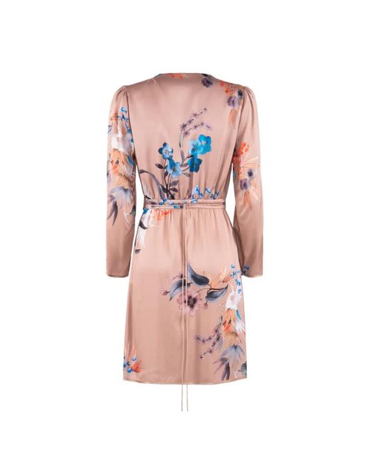 Nenette Pink Wrap Dresses