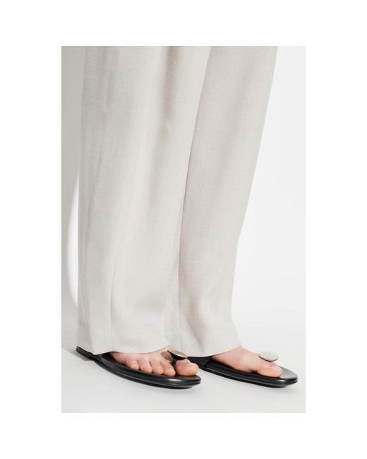 IRO White Stud Slides