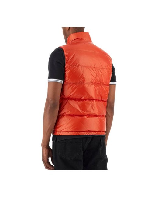La Martina Orange Vests for men