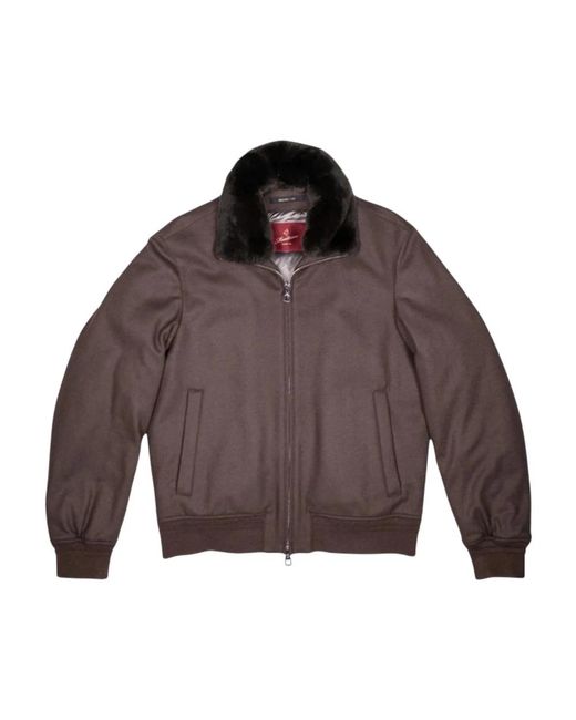Montecore Brown Bomber Jackets for men