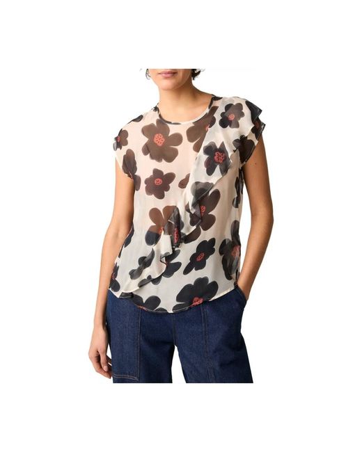 ALESSIA SANTI Blue Blouses