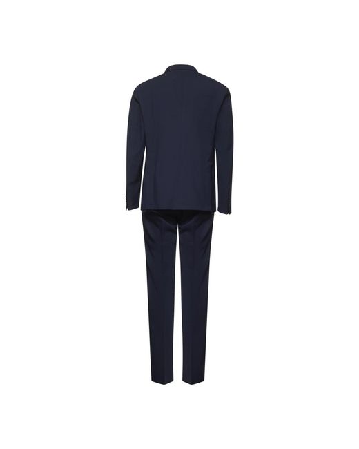Tagliatore Blue Single Breasted Suits for men