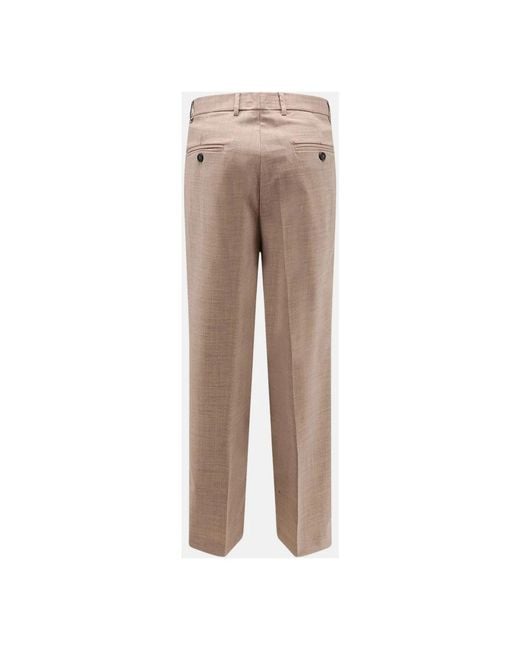 Amaranto Brown Wide Trousers for men