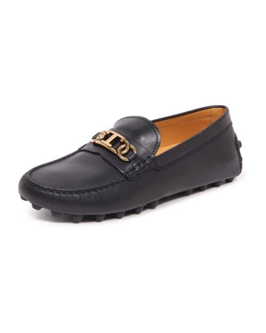 Tod's Blue Loafers