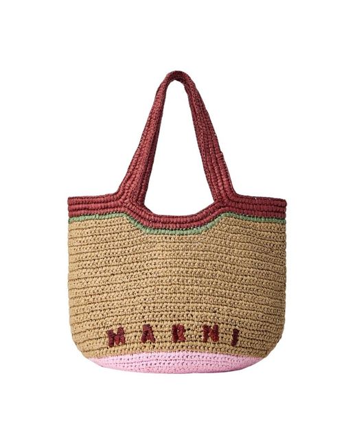 Marni Brown Shopping Bags