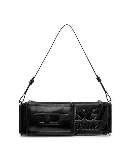 DIESEL Black Shoulder Bags