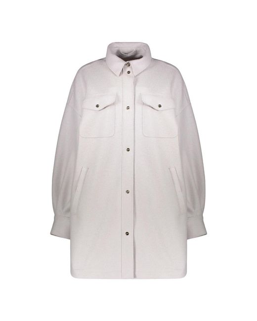 Single-Breasted Coats Herno de color Gray