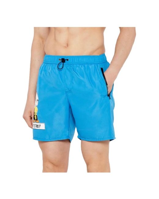 Iceberg Badmode ,Blauw ,Polyester Blauw Polyester Kostuum Regular Fit in het Blue voor heren