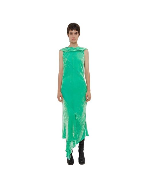 Olivier Theyskens Green Party Dresses