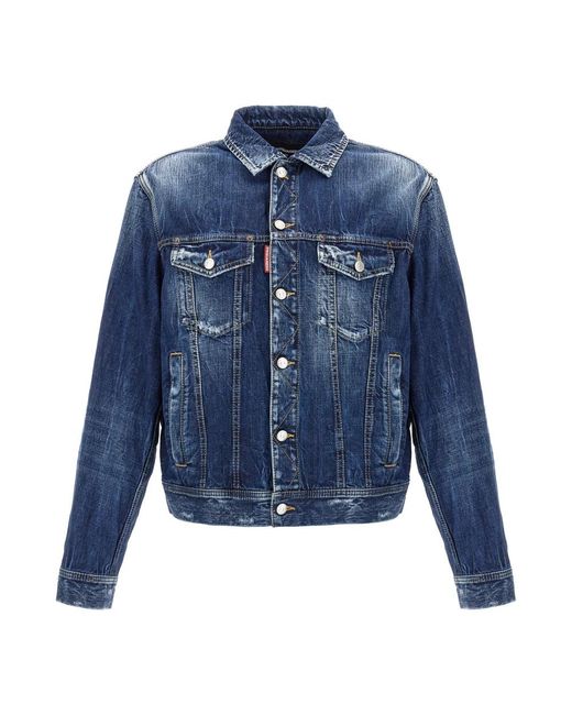 Denim Jackets DSquared² de hombre de color Blue